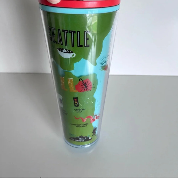 Starbucks Seattle Local Collection Cold Cup Tumbler Venti 24 oz - Picture 2 of 15
